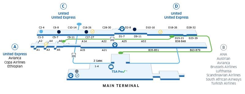 지도 워싱턴 dc jfk airport