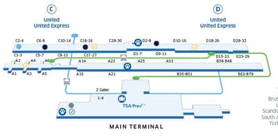 지도 워싱턴 dc jfk airport
